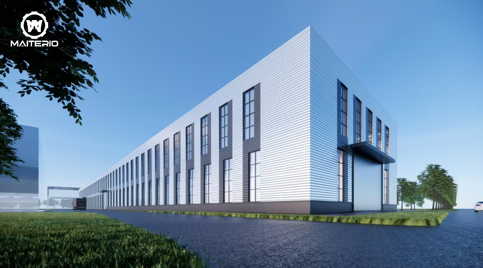 Exterior Rendering of the New Facility